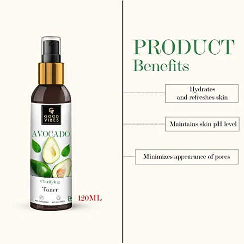 Good Vibes Clarifying Toner - Avocado 120ml