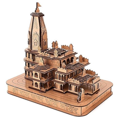 Ram Mandir Ayodhya 3D Model Temple with Light