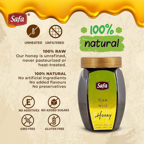 Safa Raw Wild Honey | Immunity Boosters For Adults And Children