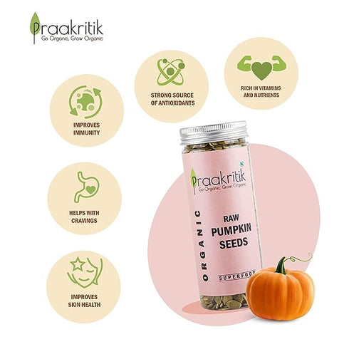 Praakritik Organic Raw Pumpkin Seeds