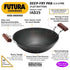Hawkins Futura Hard Anodised Deep Fry Pan Kadhai 2.5 L (IAD25)