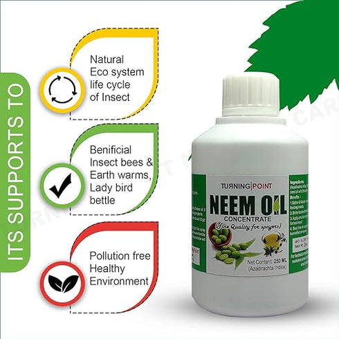 Chipku Pure Cold Pressed Water Soluble neem Oil for Spray on Plants and Garden