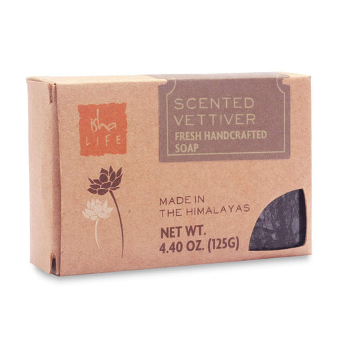 Isha Life Scented Vettiver Handmade Transparent Soap 125g