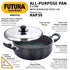 Hawkins Futura Non-stick All-Purpose Pan Handi 3 L with Lid (NAP30)