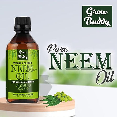 GROWBUDDY Cold Pressed Pure Neem Oil 200ml