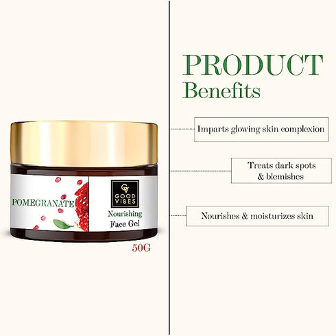 Good Vibes Pomegranate Nourishing Face Gel 50g