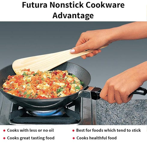 Hawkins Futura Non-Stick Deep Fry Pan with Glass Lid 2 L (NDL20G)