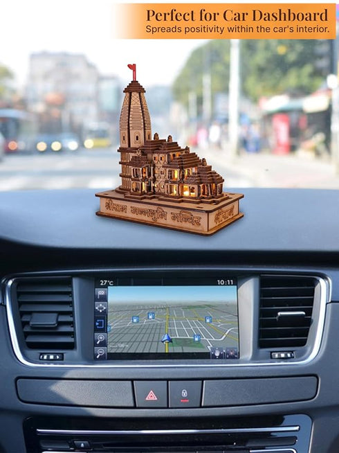 Shri Ram Mandir with Light Ram Janmabhoomi Ayodhya Temple