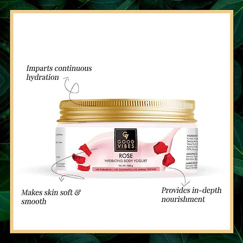 Good Vibes Rose Hydrating Body Yogurt