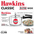 Hawkins Classic Wide Pressure Cooker Aluminium 3 Litre (CL3W)