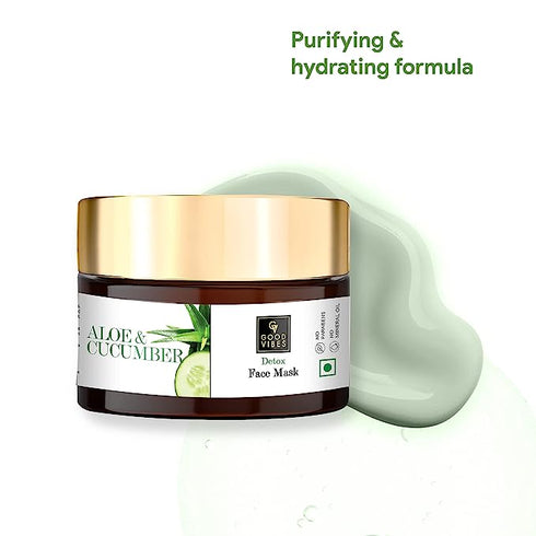 Good Vibes Aloe Cucumber Detox Face Mask 50g