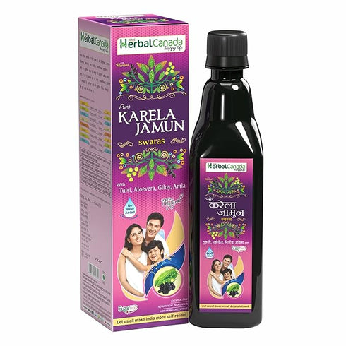 Herbal Canada Neem Karela Jamun Swaras 500ml
