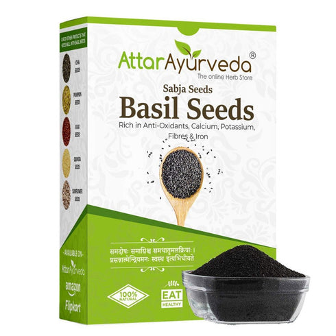 Attar Ayurveda Sabja Basil Seeds 500g