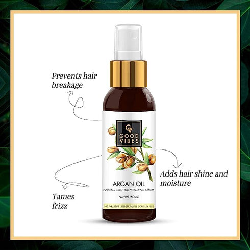 Good Vibes Argan Oil Hairfall Control Vitalizing Serum