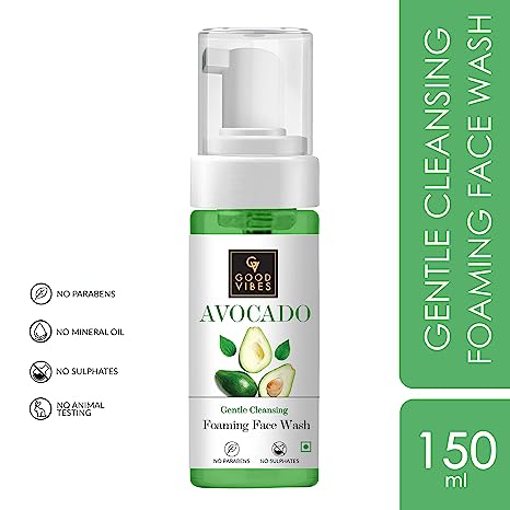 Good Vibes Avocado Gentle Cleansing Foaming Face 150ml