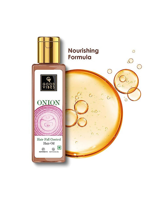Good Vibes Onion Hairfall Control Hair Oil