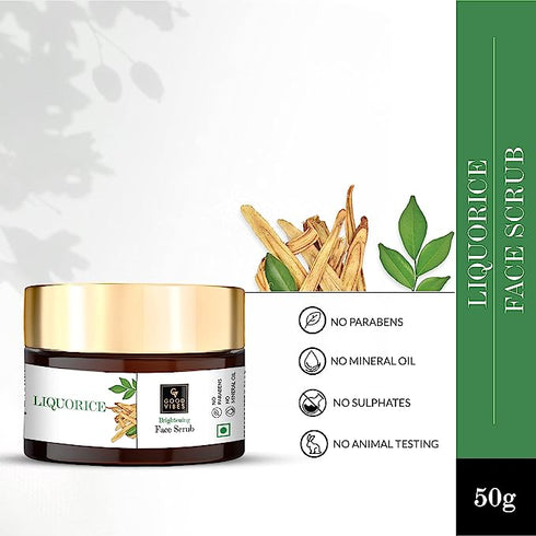 Good Vibes Liquorice Brightening Face Scrub