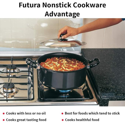 Hawkins Non-stick Cook n Serve Stewpot 24.6 cm Diameter 5 L with Lid (NST50)