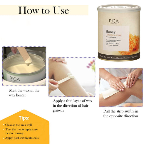 Rica Honey Liposoluble Wax 800ml