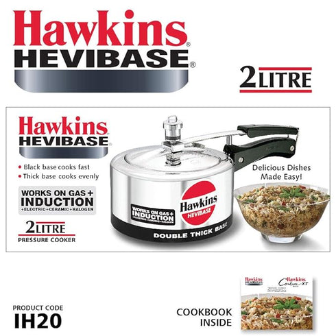 Hawkins Hevibase 2 L Induction Bottom Pressure Cooker (IH20)