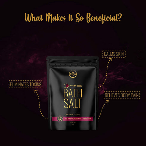 the beauty co India D'Wine Bath Salt With Wine Extract and Epsom Salt