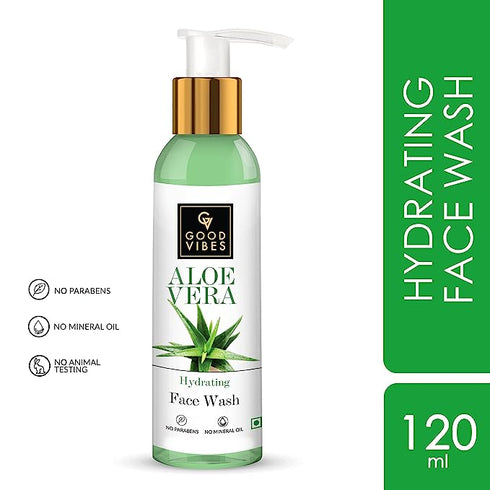 Good Vibes Aloe Vera Hydrating Face Wash 120ml