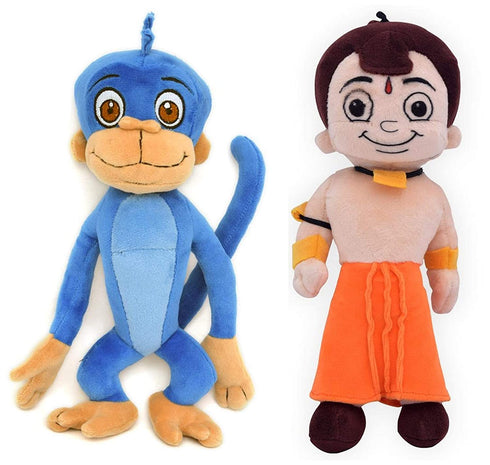 Chhota Bheem Jaggu Plush Toy, Multi Color (22 cms) - 350gms