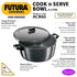 Hawkins Futura Hard Anodised Cook-n-Serve Bowl 6 L Capacity (ACB60)