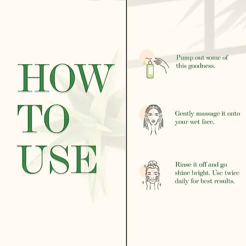 Good Vibes Aloe Vera Hydrating Face Wash 120ml