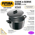 Hawkins Futura Hard Anodized Cook-n-Serve Bowl 5 L with Lid (ACB50)