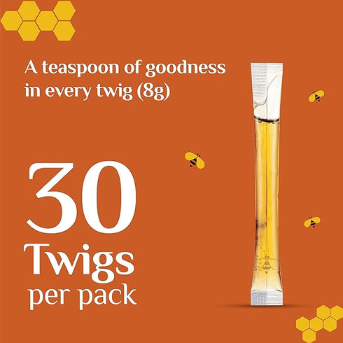 Honey Twigs Turmeric Honey with Lakadong Black Pepper Honey 240g