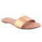 Golden Strap Flats Ladies Slippers Girls Slippers