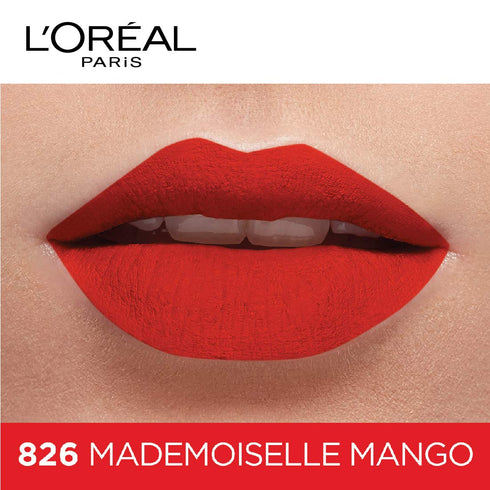 L'Oreal Paris Infallible Ultra Matte Liquid Lipstick, Les Macarons 826 Mademoiselle Mango 5g