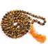 Natural Tiger Stone Mala For Wearing Purpose 108 + 1 Beads Lab Tested