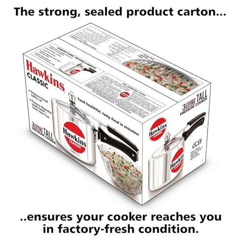 Hawkins Classic 3 L Tall Pressure Cooker (CL3T)