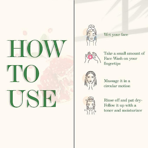 Good Vibes Rejuvenating Face Wash - Pomegranate