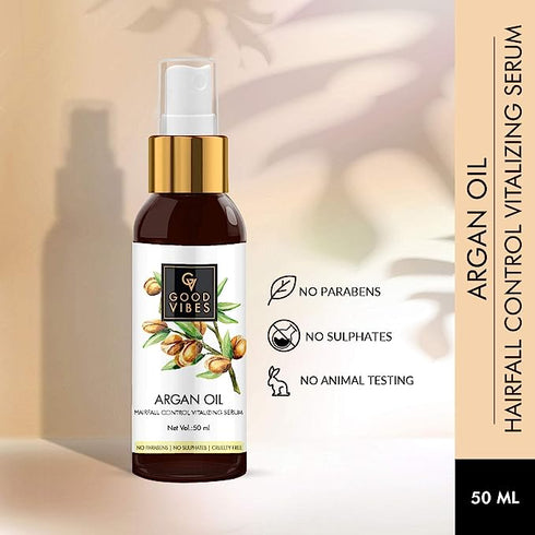 Good Vibes Argan Oil Hairfall Control Vitalizing Serum