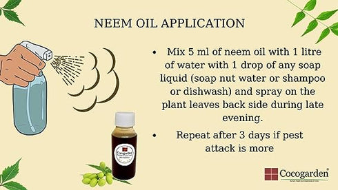 Cocogarden Pure Cold Pressed Neem Oil