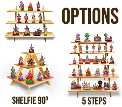 5 Steps Navarathri Kolu Padi Golu Stand