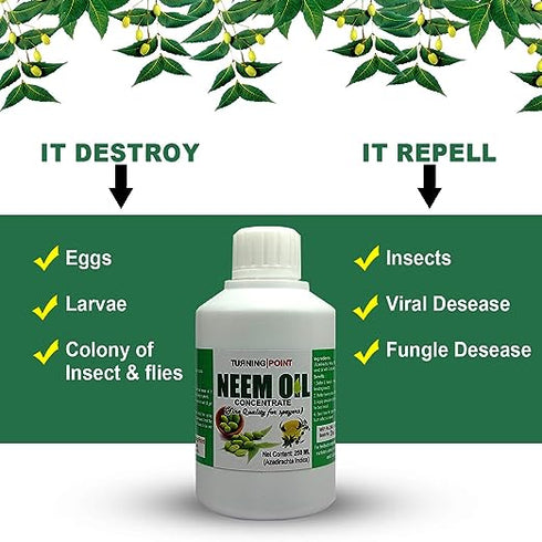 Chipku Pure Cold Pressed Water Soluble neem Oil for Spray on Plants and Garden