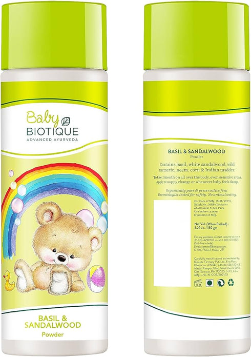 Biotique Disney Mickey Baby Bio Basil & Red Sandalwood Powder 150g