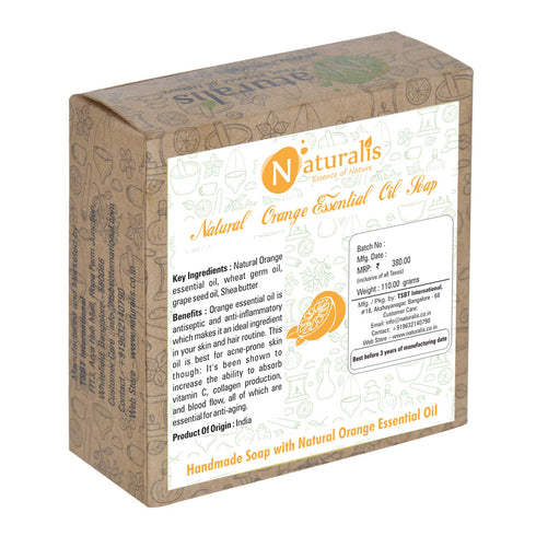 Naturalis Essence of Nature Handmade Soap With Natural Orange Essential Oil