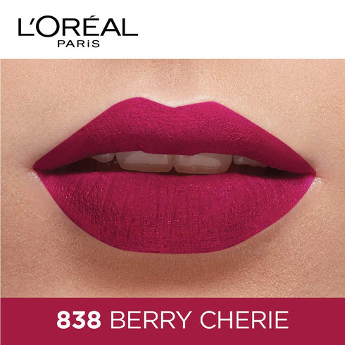 L'Oreal Paris Infallible Ultra Matte Liquid Les Macarons Lipstick 838 Berry Cherie 5g