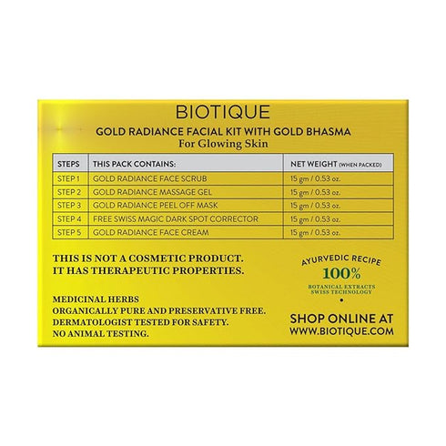 Biotique Bio Skin Tightening Facial Kit Give Youthful Glow 1 Kit 75g