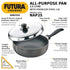 Hawkins Futura Non-stick All-Purpose Pan 22 cm Diameter with Lid 2.5 L (NAP25)