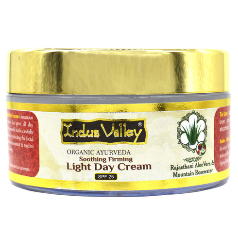 INDUS VALLEY Rajasthani Aloe Mountain Rose Soothing & Firming Light Day Cream 50ml