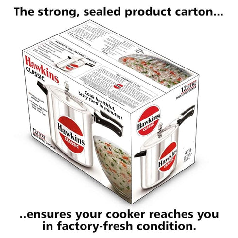 Hawkins Classic 12 L Pressure Cooker (CL12)