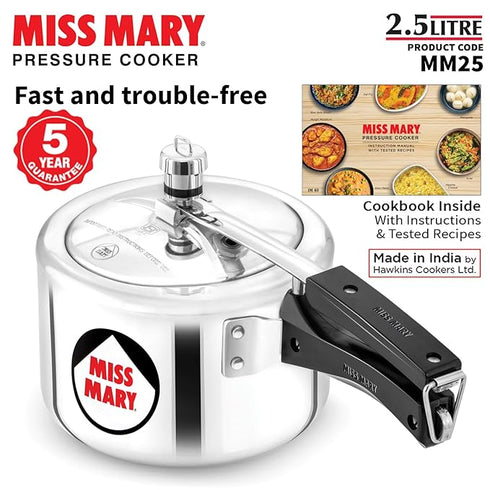 Hawkins Miss Mary 2.5 L Aluminium Pressure Cooker (MM25)