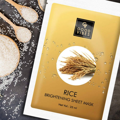 Good Vibes Brightening Rice Sheet Mask 20ml