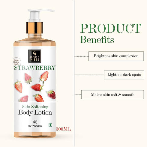 Good Vibes Strawberry Skin Softening Body Lotion